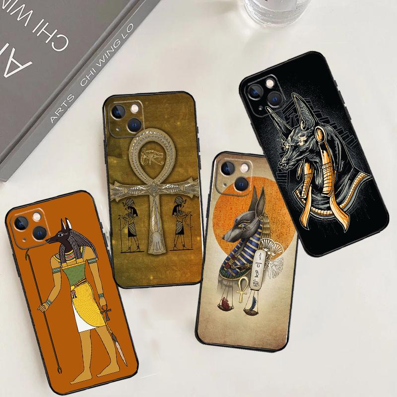 Anubis Egyptian God Case For Xiaomi 15 14 Ultra 13T 14T 15T 17 Pro Max POCO F8 Ultra X5 X6 X7 F5 F6 F7 Pro Cover