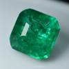 Natural Green Emerald Loose Gemstone 8.45 ct Square Cut for Jewelry Making and Gem Collections
