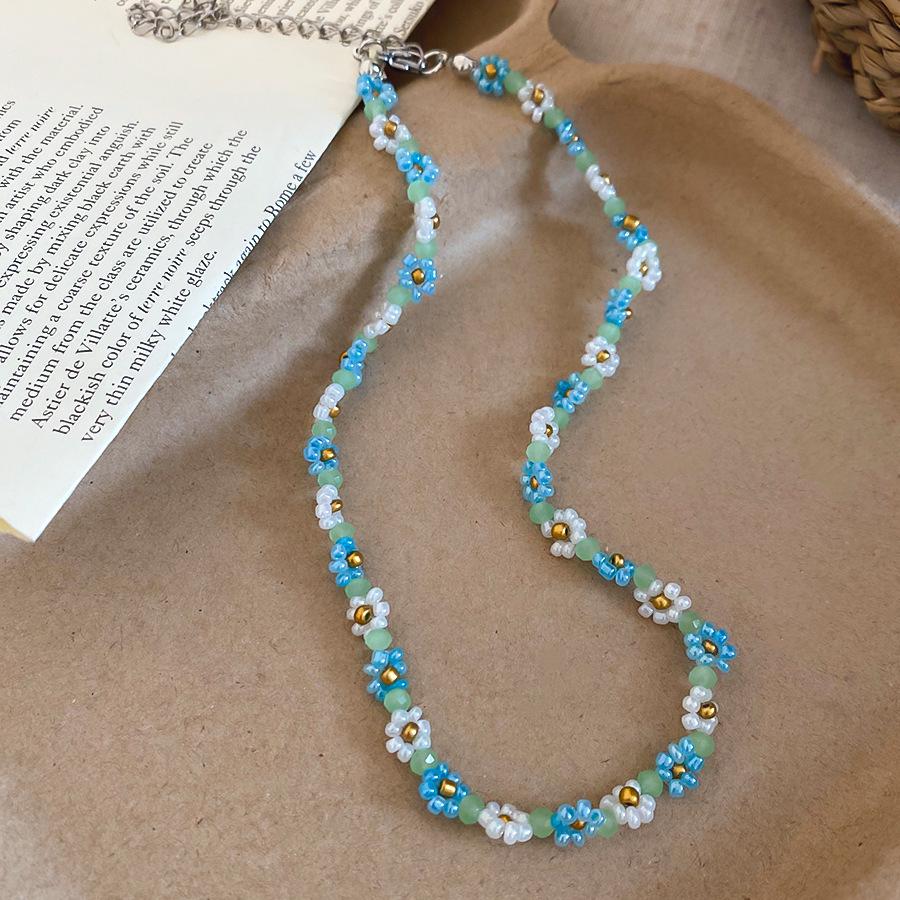 Colorful Summer Acrylic Bead Necklace – Simple, Fashionable, High-End Clavicle Jewelry