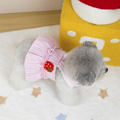 Pet Supplies Cute Dog Dress Breathable Thin Design Cat Princess Skirt Soft Dog Vest Small Animal