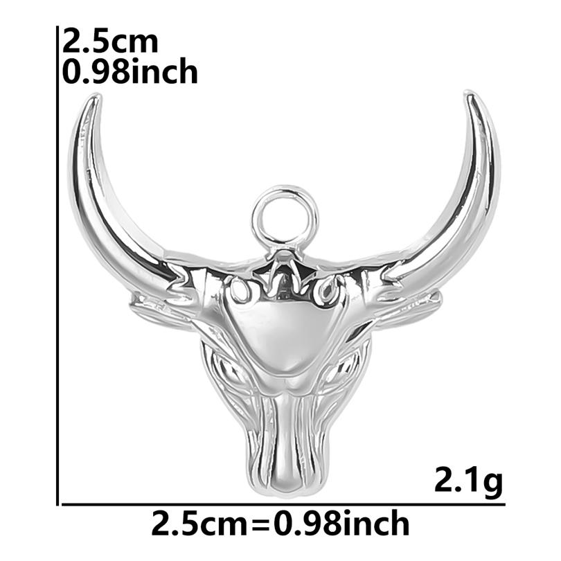 6pcs/Lot Insect Pendant Silver Color Stainless Steel Butterfly Charms For Jewelry Making Supplies DIY Necklace Earrings Pendants