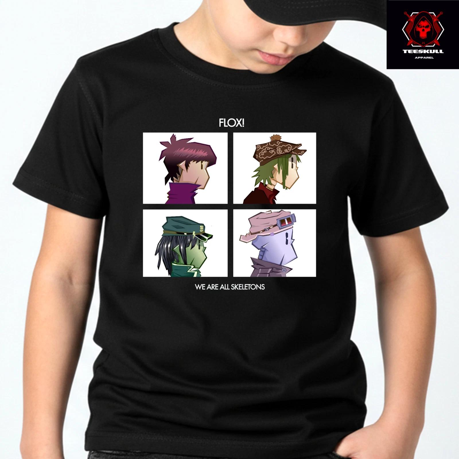 Gorillaz We Are All Skeletons Kids Top Premium Soft Cotton T-Shirt XL