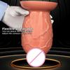 23 * 10CM Large And Oversized Anal Plug Penis Liquid Silicone Dual Hardness Simulation Oversized Dildo Adult Sex Toy