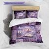 Cartoon Pattern Bedding Quilt Set Quilt Cover Pillowcase Home Decoration Birthday Gift (1 * duvet cover + 2 * pillowcase, without core)
