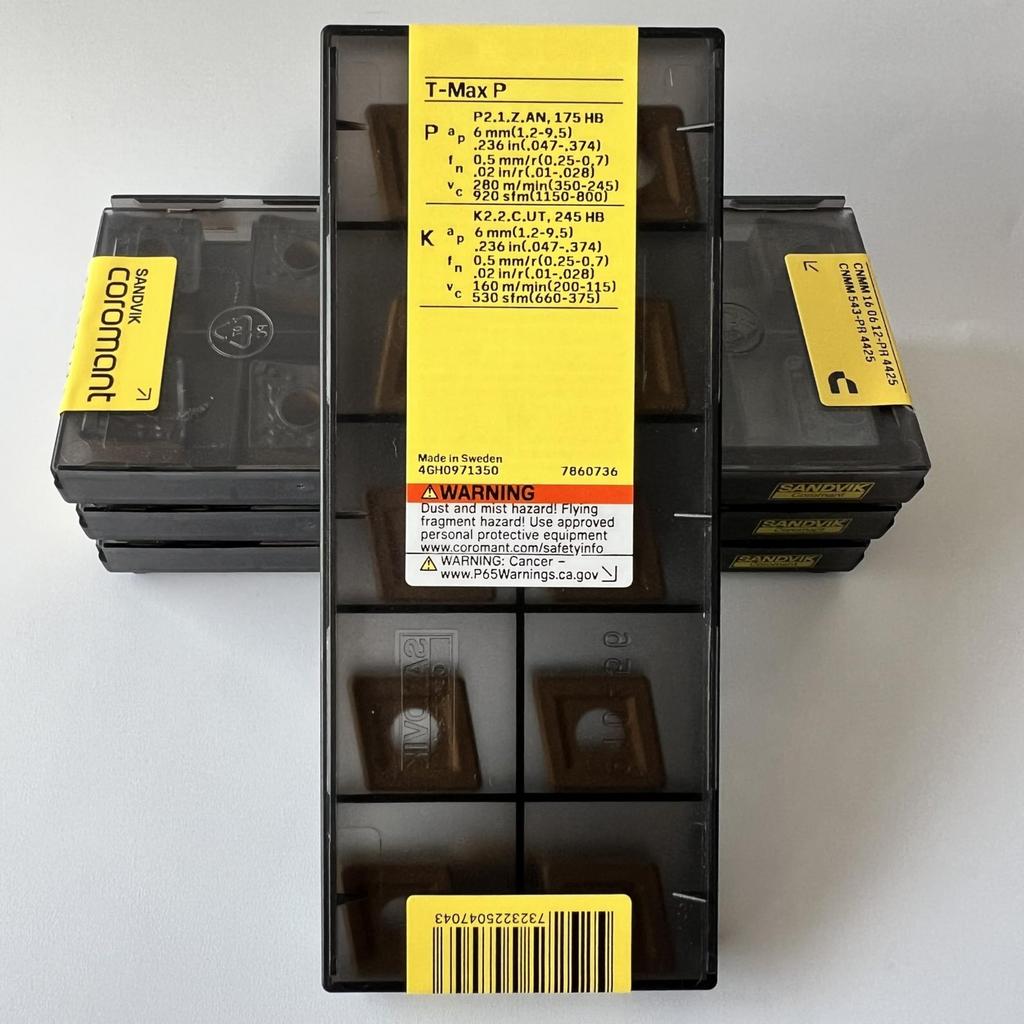 SANDVIK / CNMM160612-PR 4425 / Original Swedish hard alloy blade 10 Pcs