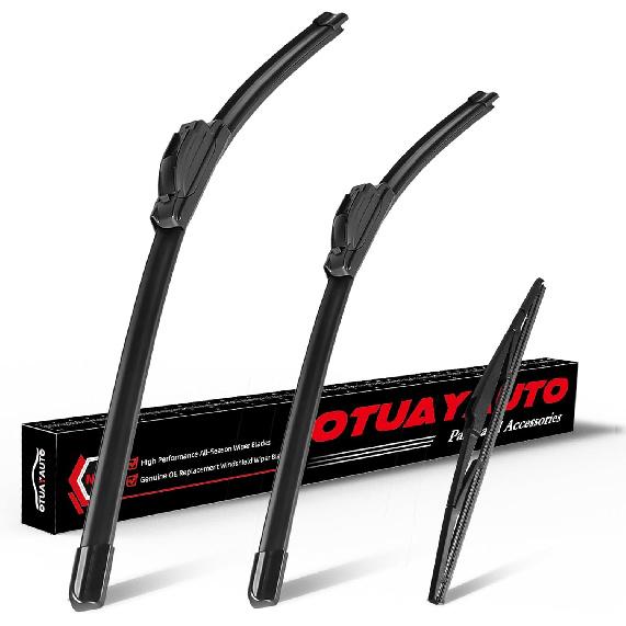 OTUAYAUTO 22"+22" Windshield Wiper Blades Replacement for Chevrolet Silverado 1500 2500 3500 1999-2006 2019-2024 Front Window Wiper Fit Factory