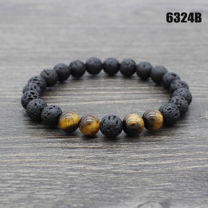 European 2021 Hot-Selling Lava Stone Yoga Bracelet