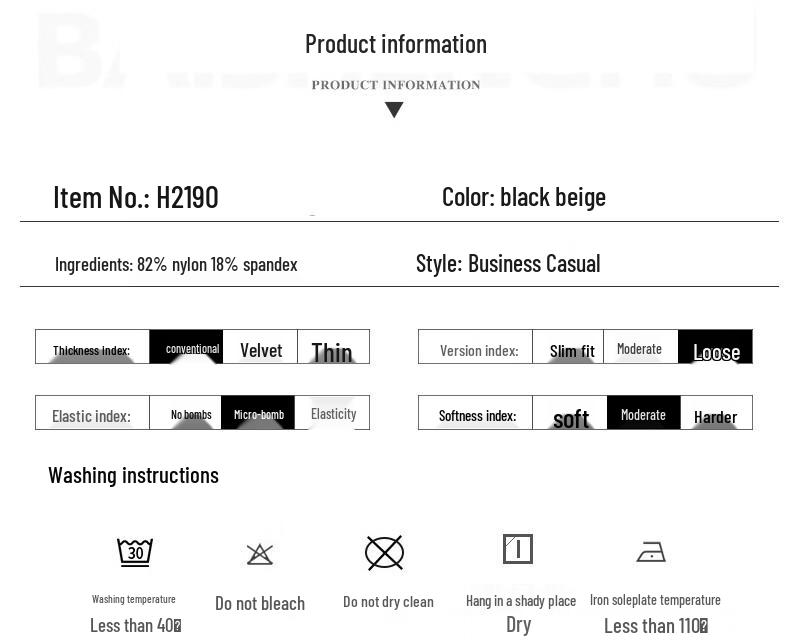 DIBINZE Men's Plus Size Elastic Casual Sports Pants