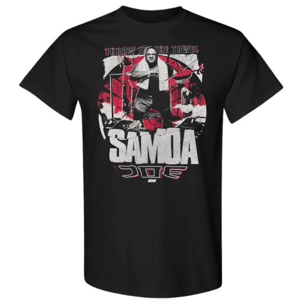 Samoa Joe  Throw in the Towel AEW Official TShirt Unisex T-Shirt XL