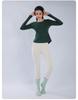Women's Long Sleeve Yoga Top with Finger Loops - Back Slit Running & Fitness Apparel