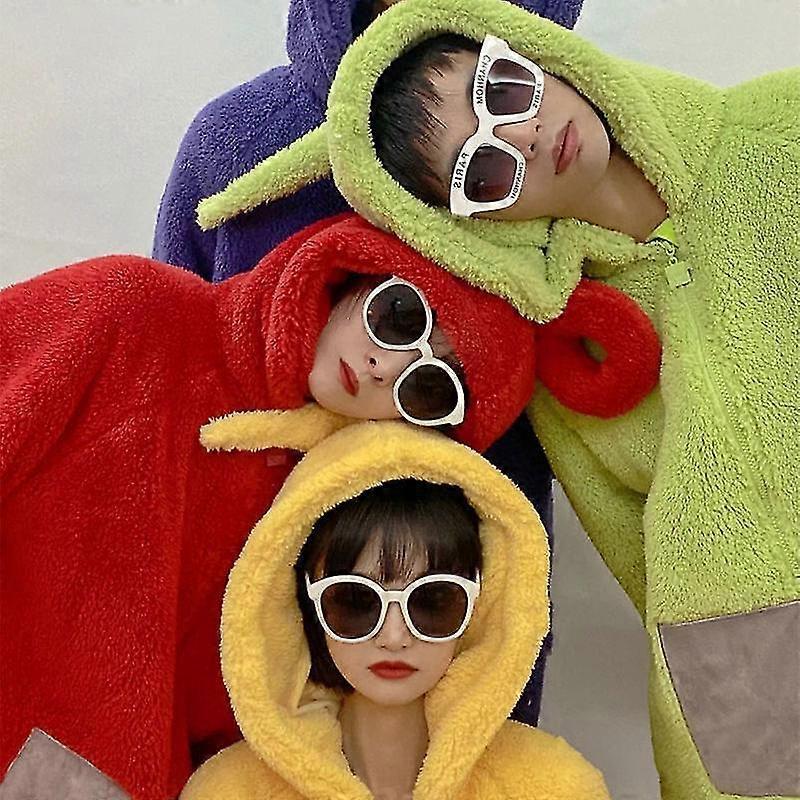 Teletubbies Cosplay Sleepwear Dipsy Laa Po Cos Onesies Jumpsuit Costumes  