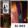 Rikalong Cross-border Halloween Luminous Temporary Spider Tattoo Stickers - Realistic & Scary Designs