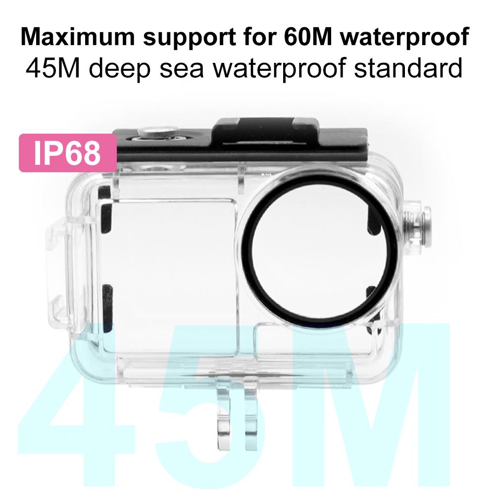 Waterdichte Behuizing voor Actiecamera voor 3/4 IP68 Waterdicht Hoge Licht PC 316 Roestvrij Staal Gehard Glas Stofdicht Valbestendig