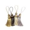 1Pc Goldene Quasten Handwerk Trim Hängenden Seil Seide Fringe Vorhang Dekor Hause Zubehör Wohnzimmer Schmuck DIY Dekorative
