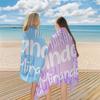 Asciugamano da Spiaggia Personalizzato con Nome, Asciugamani da Piscina Monogramma Sovradimensionati per Bambini/Adulti, Asciugamano Regalo per Festa di Addio al Nubilato, Vacanza di Compleanno