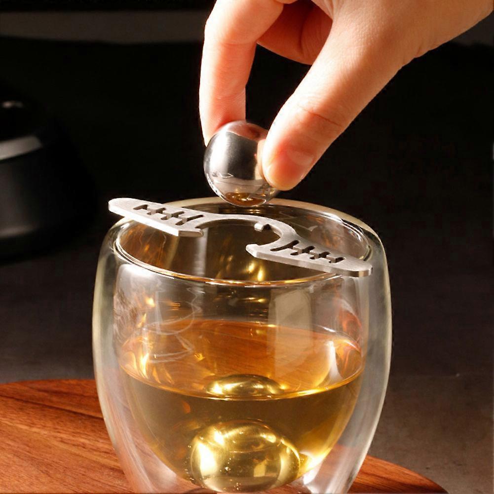 Frozen Espresso Ball, Coffee Freeze Ball for Espresso Coffee, Reusable Stainless Steel Ice Balls, Espresso Cooling Tool