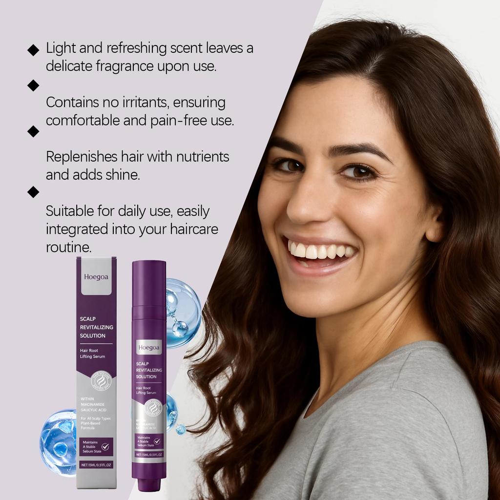 Refreshing Deep Nourishing Hair Essence - Nourishes Damaged Roots, Strengthens Follicles, Prevents Hair Loss & Enhances Shine