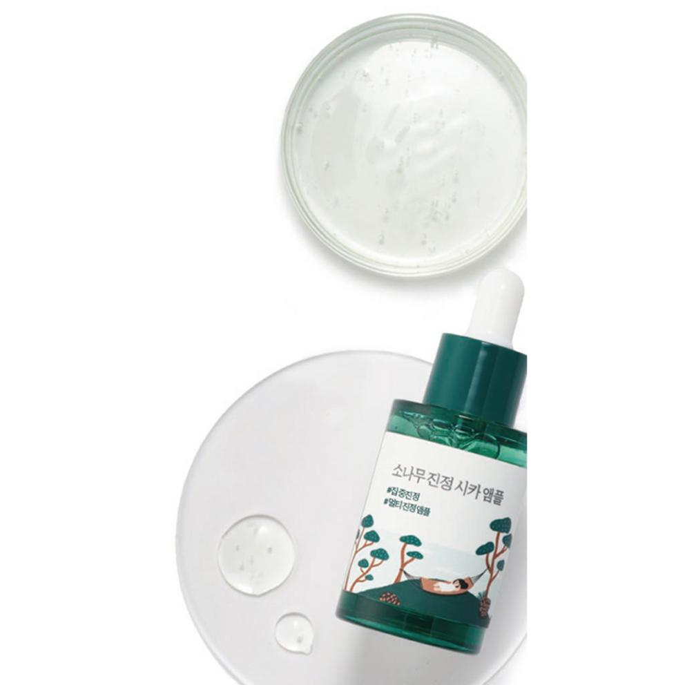 ROUND LAB Ampoule Cica Apaisante au Pin, 30ml, 2 pièces
