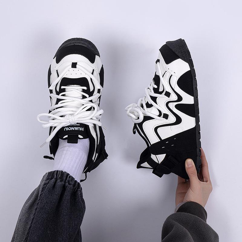Global Platform Trendy Shoes Men's ZHQ68272 Spring Niche Men's Shoes Fashion Versatile Men's Casual Heightening Board Shoes