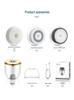 Electric Facial Cleansing Brush - Soft Bristle Exfoliator and Pore Cleaner Beauty Device