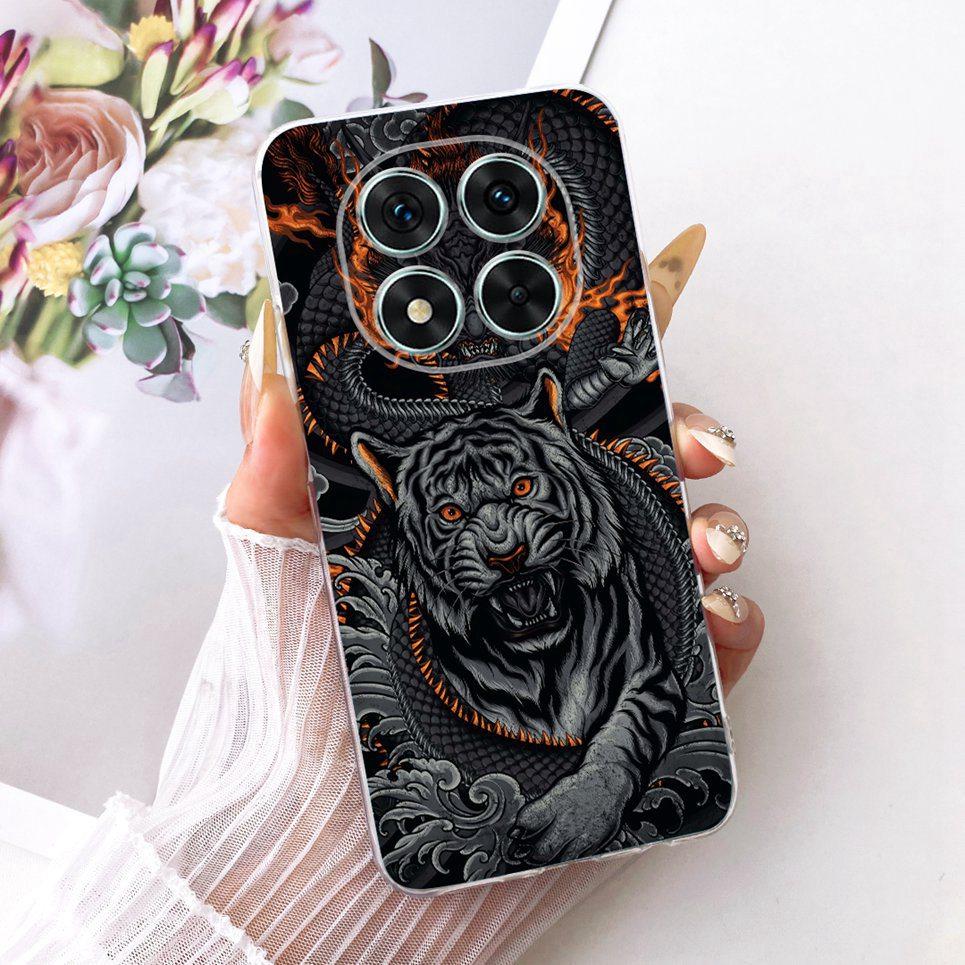 Soft Clear Casing For Xiaomi Redmi Note 14 Pro 4G 5G Note 14s 14 Europe Phone Case Cartoon Cat Dragon Flower Butterfly Cover