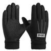 Windproof Suede Gloves Keep Warm Full Finger Mittens Soft Winter Warm Gloves  Outdooor
