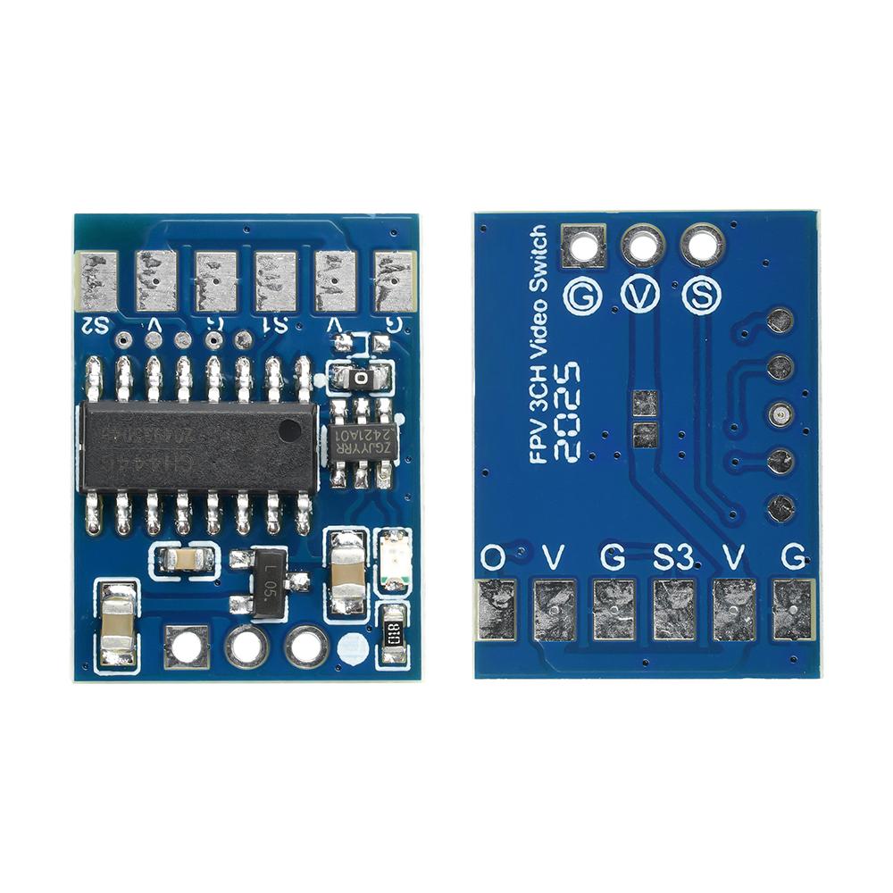 3 Channel Video Switcher Module 3-Way Video Switcher DC 5-12V For FPV Drone UAV Accessories