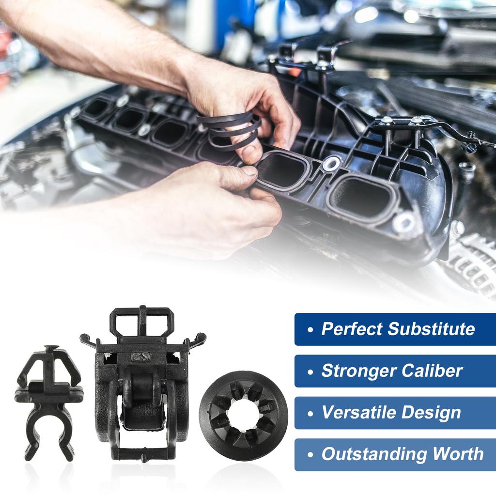 ACROPIX Hood Prop Rod Holder Hood Clip Fits Honda Odyssey 1995-2004 Honda Prelude 1992-2001 No.90601S84A01/90602S84A01-3 Pack