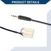Hihaha Mazda AMI-AUX Cable for 2 3 5 6 2006-2013 / Car / Metal Plastic / 1pcs Black