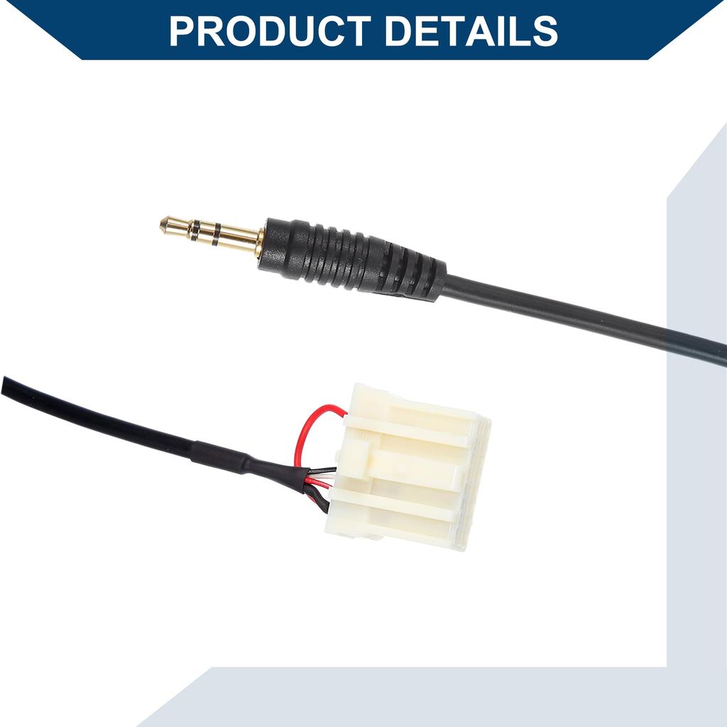 Hihaha Mazda AMI-AUX Cable for 2 3 5 6 2006-2013 / Car / Metal Plastic / 1pcs Black