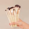Hot-selling 12 Makeup Brushes Soft Bristles Eyeshadow Highlight Grooming Highlight Loose Powder Brush Foundation Brush Beauty Tools