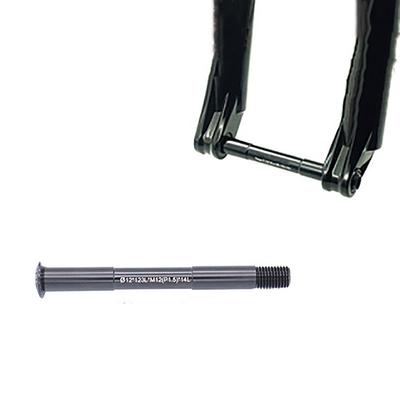 Front Thru Axle 100* 12mm-123mm M12 Black For Mountain Bike Road Bike