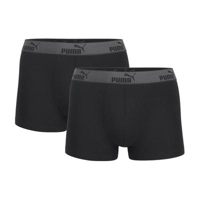 Einfarbig Buchstabe Logo Sportlich Lässig Boxer Briefs Herren Unterwäsche Schwarz 591520002-666