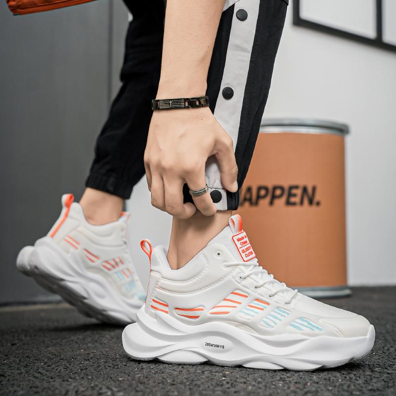 Men's Shoes Breathable Work Safety Shoes Trendy Non-slip Sports Comfortable Insoles Rubber Upper Men Shoes Tenis Para Hombre