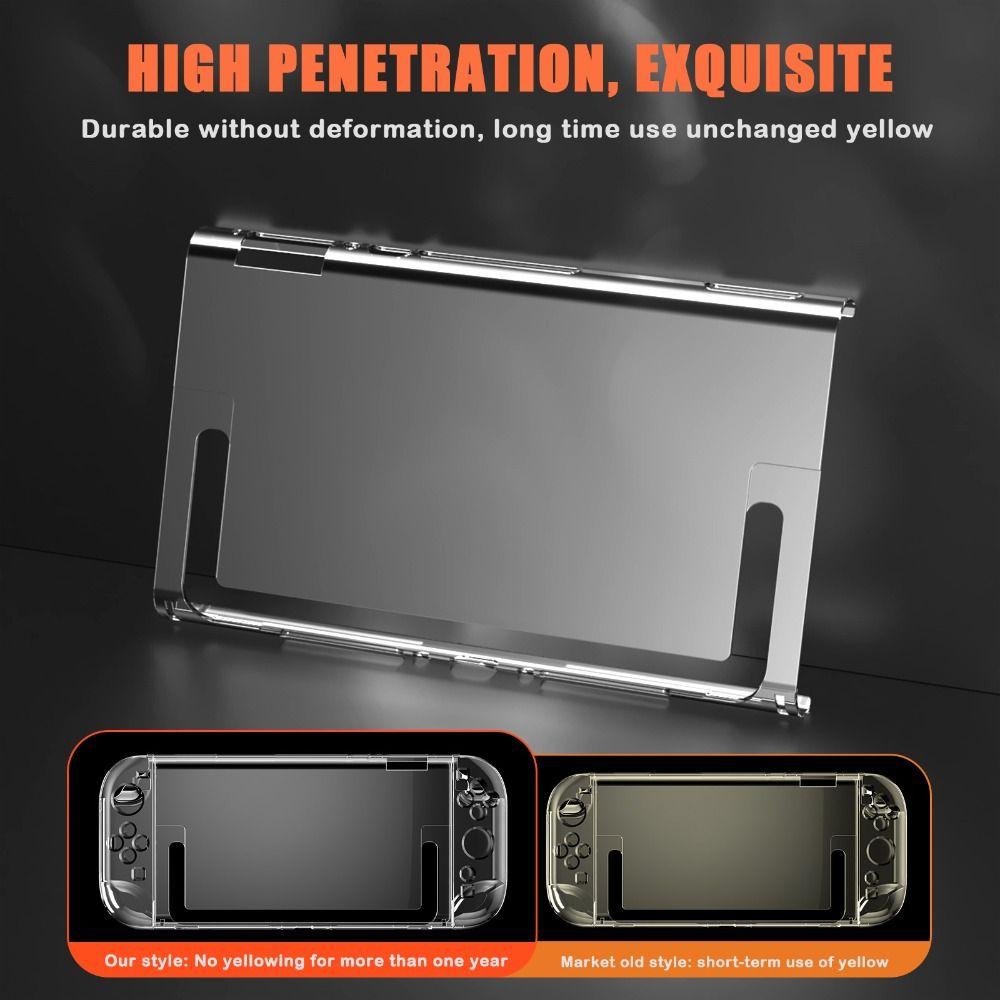 Transparent Protective Case Anti-scratch PC Hard Shell Crystal Protector Game Console Cover for Nintendo Switch 2 Accessories