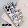 Game GI Mualani Silver Plating Magsafe Mobile Phone Case for iPhone 17 16 15 14 13 12 11 Air Pro Max Plus Colorful Cover