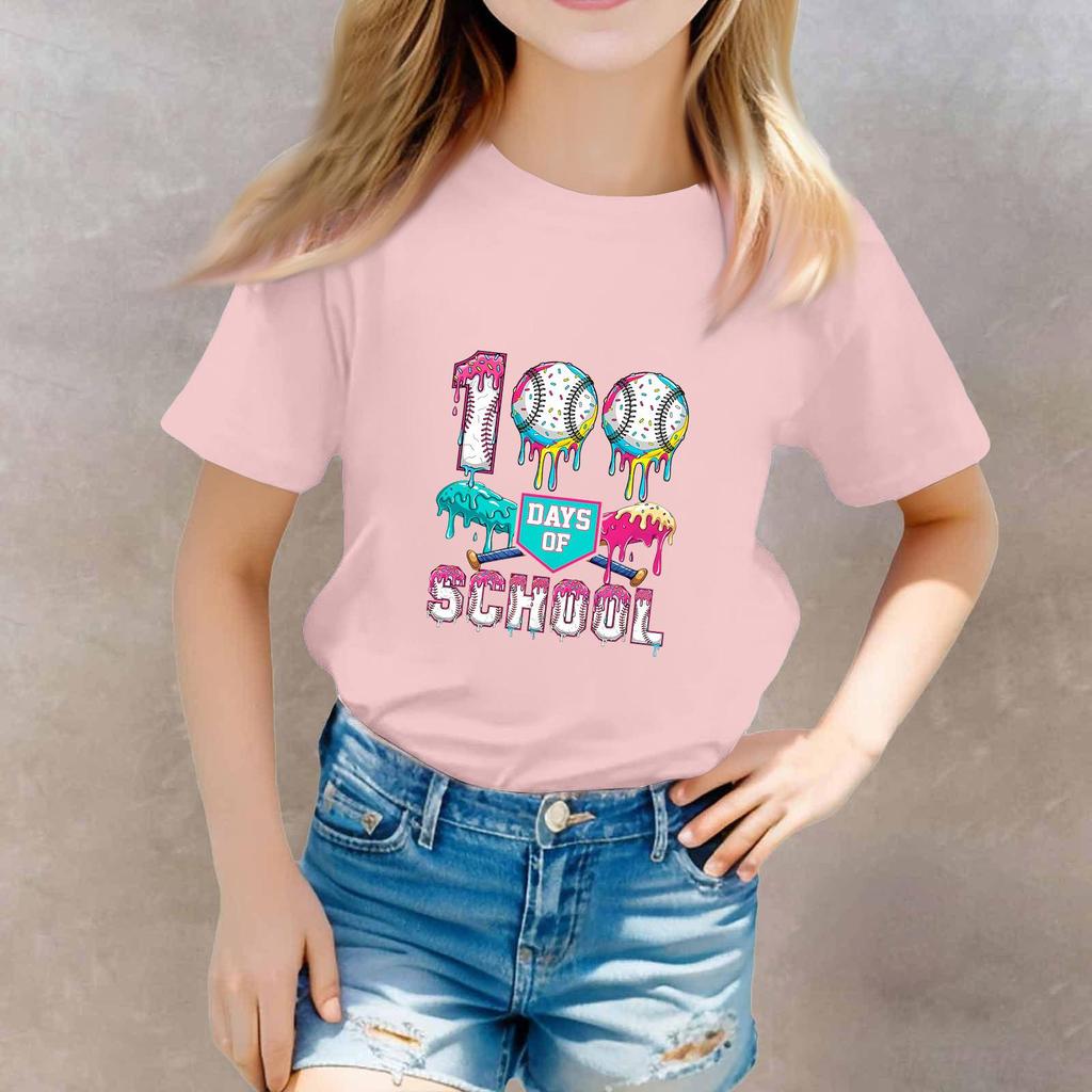 St. Patrick's Day Toddler Girl Boy T-Shirts Kids Top Boys And Girls Printed Short Sleeved T-shirt