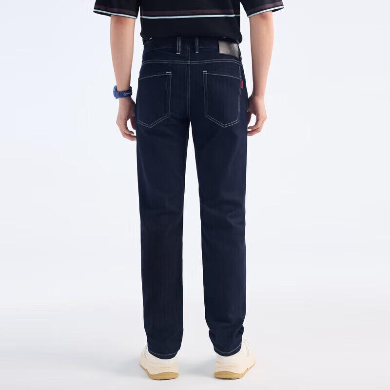 Joeone Men's Air Denim Basic Straight-Leg Jeans