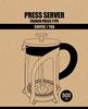 Pearl Metal Captain Stag Press Server Silver 800ml UW-3517