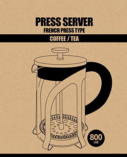 Pearl Metal Captain Stag Press Server Silver 800ml UW-3517