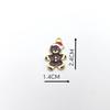 Christmas Snowman and Tree DIY Enamel Pendant Accessories