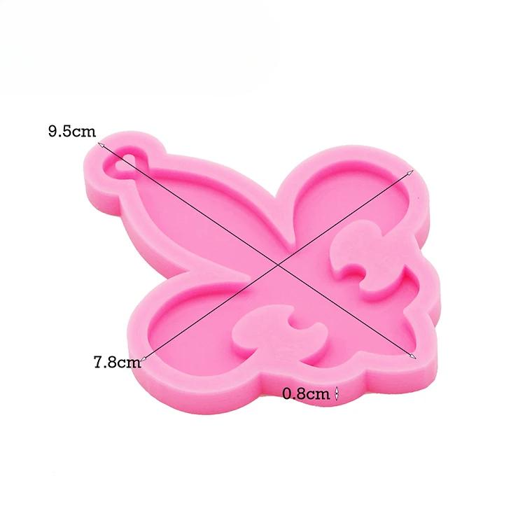 Plain Anchor Epoxy Resin Molds For Jewelry Diy Silicone Keychain Necklace Earring Decoration Shiny Glossy