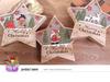 Glowing Wooden Star Ornament for Christmas Window Display