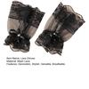 1 Pair Women Lace Gloves Elegant Halloween Gothic Lolita Tulle Mesh Sleeves for Parties Festive Decoration