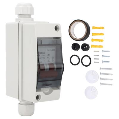 SG DC Miniature Circuit Breaker 2P 63A 1000V Disconnecting Switch IP65 Waterproof for Solar PV System