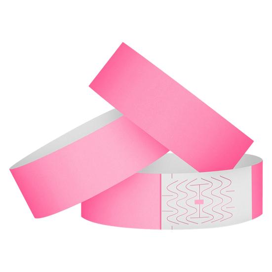 100Pcs Synthetic Paper Waterproof Wrist Wristbands Disposable Event Bands Strap Replacement Wristband Set