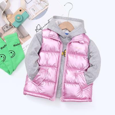 Spring Children Down Vests Clothes for Girls Boys Fashion Warm Outerwear Coat Autumn Teens Cotton Jackets Vest