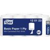 TORK 120123 Basic Lingettes Nettoyantes 1 Couches