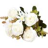 Artificial Silk Flower Bouquet Hydrangea European Style Camellia Rose Ball Chrysanthemum For Home Party Wedding Decoration