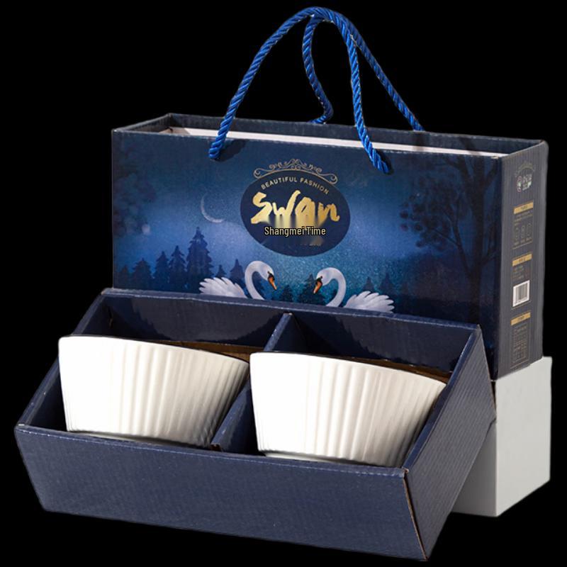 Simple European Style Ceramic Dinnerware Gift Set